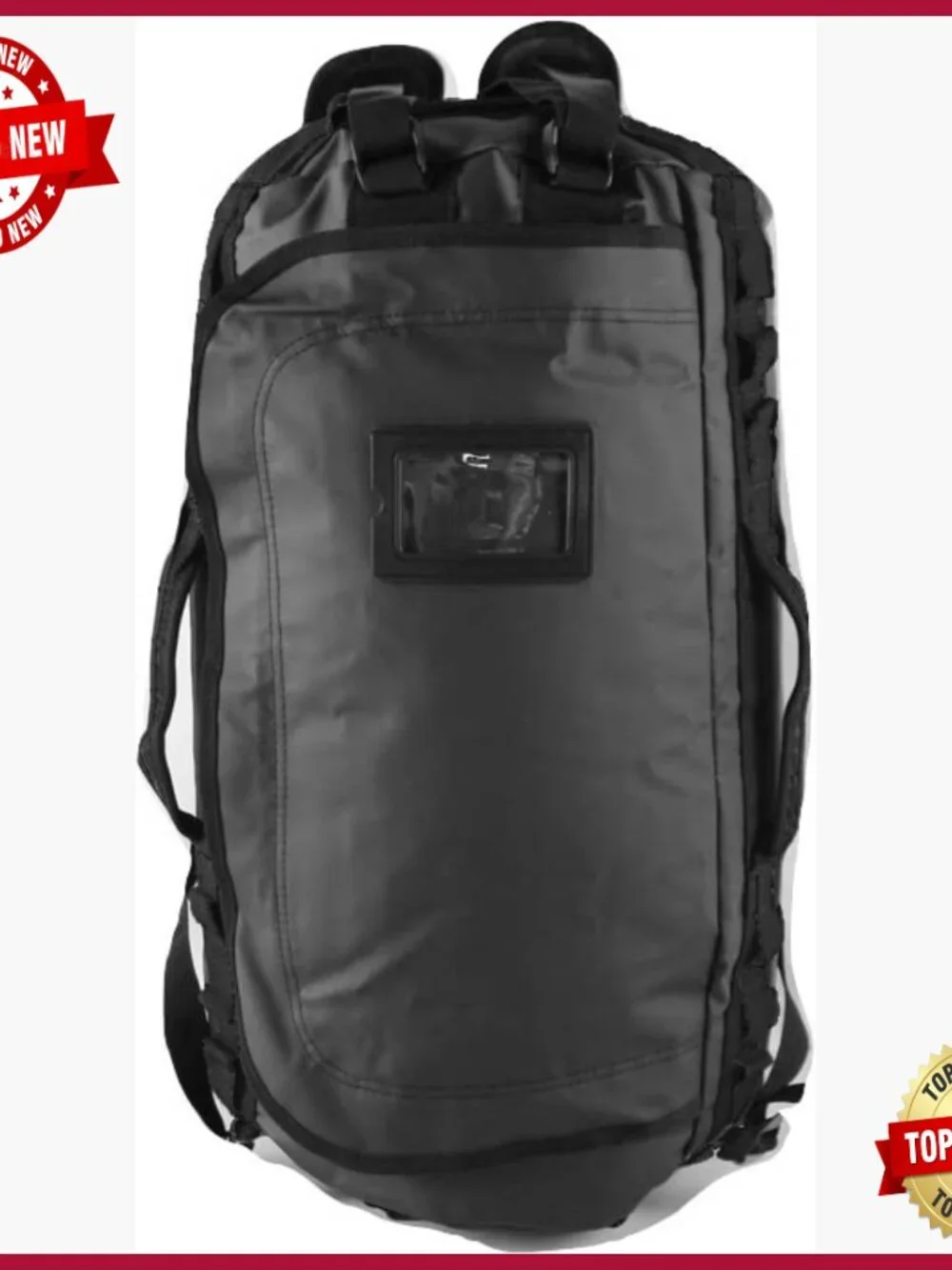 Waterproof Travel Duffel Bag with Shoulder Straps, 51L Medium Size